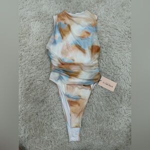 SHEIN Multicolor Tie-Dye Swimsuit